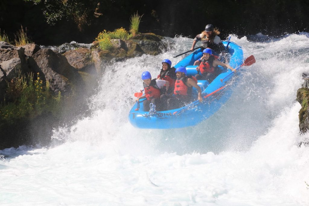 Husum Falls is a huge rapid.